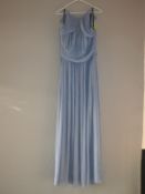 *Size: 14 Grey/Blue Bridesmaid Dress by Dessy Coll
