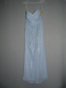 *Size: 12 Cloudy Silver Bridesmaid Dress by Dessy