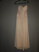 *Size: 14 Cameo Gold Bridesmaid Dress by Dessy Col
