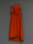 *Size: 10 Tangerine Bridesmaid Dress by Social