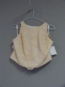 *Size: 14 Ivory Bridesmaid Top by Dessy Collection