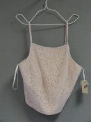 *Size: 12 Blush Bridesmaid Top by Dessy Collection