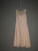 *Size: 12 Blush Bridesmaid Dress by Dessy Collecti
