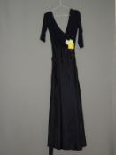 *Size: 14 Midnight Bridesmaid Dress by Alfred Sung