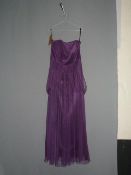 *Size: 16 African Violet Bridesmaid Top by Dessy C