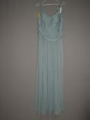 *Size: 14 Smoke Blue Bridesmaid Dress by Alfred Su