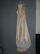 *Size: 8 Gold Two Piece Wedding Dress