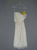 *Size: 8 Ivory Bridesmaid Dress by Dessy Collectio