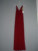 *Size: M Burgundy Bridesmaid Dress by After Six