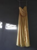 *Size: 12 Yellow Bridesmaid Dress by Dessy Collect