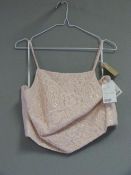 *Size:12 Blush Bridesmaid Top by Dessy Collection