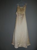 *Size: 8 Gold Two Piece Wedding Dress