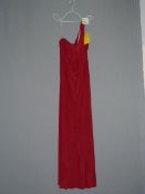 *Size: 6 Dark Red Bridesmaid Dress by Dessy Collec