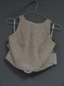 *Size: 8 Ivory Bridesmaid Top by Dessy Collection