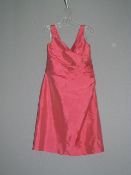 *Size: 14 Strawberry Bridesmaid Dress by Alfred Su