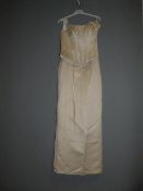 *Size: 10 Gold Two Piece Wedding Dress