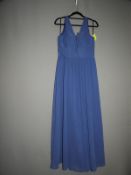 *Size: 14 Blue/Grey Bridesmaid Dress by Dessy Coll