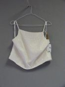 *Size: 14 Ivory Bridesmaid Top by Dessy Collection