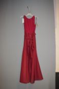 *Size: 12 Burgundy Bridesmaid Dress by Alfred Sung
