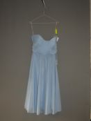 *Size: 12 Light Blue Bridesmaid Dress by Alfred Su
