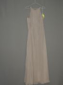 *Size: 12 Light Grey Bridesmaid Dress