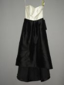 *Size: 10 Black & White Bridesmaid Dress by Alfred