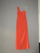 *Size: 10 Firecracker Bridesmaid Dress by Dessy Co