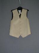 *Size: S White Waistcoat by Dessy Collection