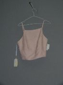 *Size: 12 Blush Bridesmaid Top by Dessy Collection