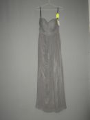 *Size: 6 Charcoal Grey/Silver Bridesmaid Dress by