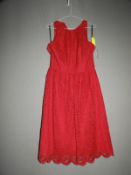 *Size: 10 Spanish Red Bridesmaid Dress by Dessy Co