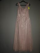 *Size: 14 Suede Rose Bridesmaid Dress by Dessy Col