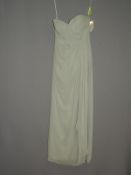*Size: 8 Grey/Green Bridesmaid Dress by Dessy Coll