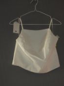 *Size: 8 Ivory Bridesmaid Top by Dessy Collection