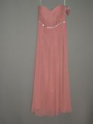*Size: 12 Light Pink Bridesmaid Dress