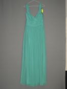 *Size: 14 Turquoise Bridesmaid Dress by Dessy Coll
