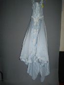 *Size: 10 Light Blue Wedding Dress