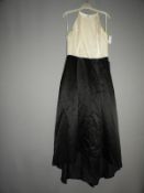 *Size: 12 Black & Ivory Bridesmaid Dress by Dessy