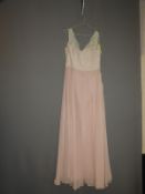 *Size: 12 Blush Bridesmaid Dress by Dessy Collecti