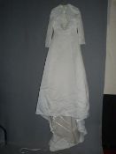 *Size: 12 Ivory Two Piece Wedding Dress (Jacket &