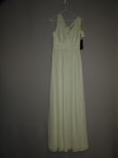 *Size: 8 Pale Green Bridesmaid Dress by Alfred Sun