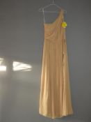 *Size: 12 Gold Bridesmaid Dress by Dessy Collectio
