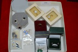 Assorted Jewellery; Rings, Earrings, etc.