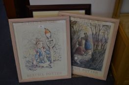 Three Framed Prints Including Beatrix Potter