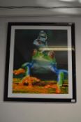 Framed Photo Print of a Family of Tree Frogs