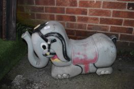 Metal Elephant Fairground Ride