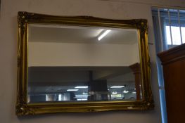 Gilt Framed Bevelled Edge Wall Mirror
