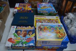 Boards Games Including Trivial Pursuit, Scrabble a