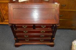 Modern Mahogany Bureau