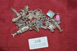 Silver Charm Bracelet